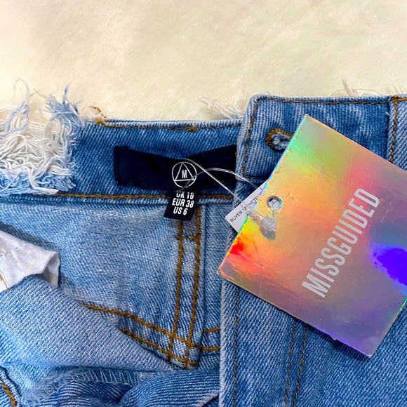 Distressed Denim Skirt - Picture 4 of 4